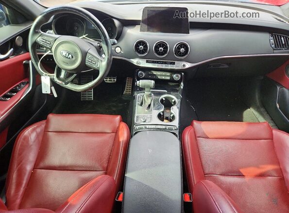 KNAE15LAXM6087930 2021 KIA STINGER Black Vista del salpicadero