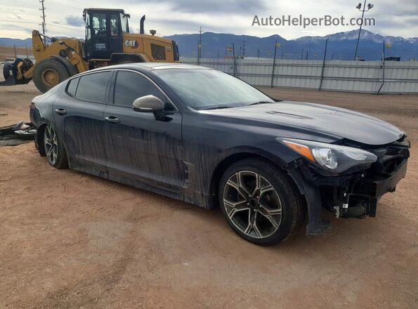 KNAE15LAXM6087930 2021 KIA STINGER Black Delantero derecho