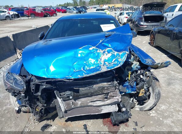 KNAE35LC1M6089173 2021 KIA STINGER Blue Widok zestawu wskaźników