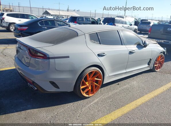 KNAE35LC3M6096724 2021 KIA STINGER Blue Tył prawy