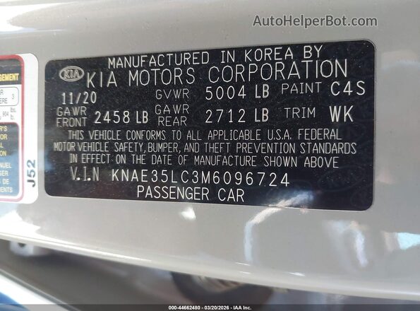 KNAE35LC3M6096724 2021 KIA STINGER Blue Widok komory silnika