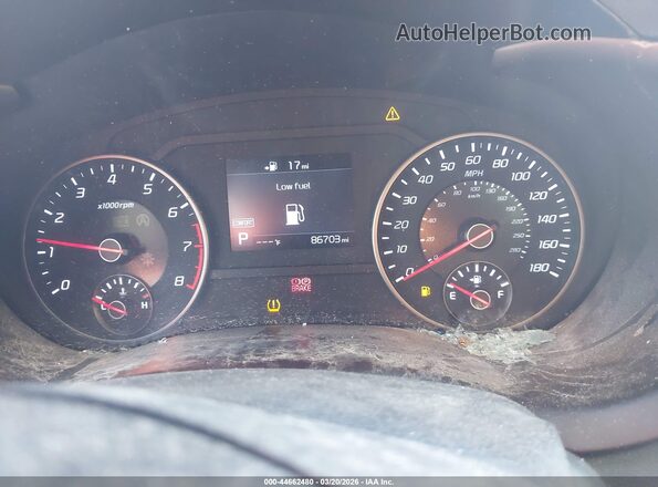 KNAE35LC3M6096724 2021 KIA STINGER Blue Widok tylnych siedzeń