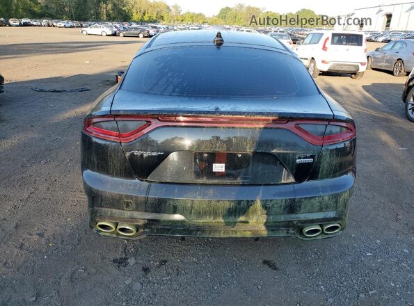 KNAE35LC5K6043715 2019 KIA STINGER Черный Вид сзади