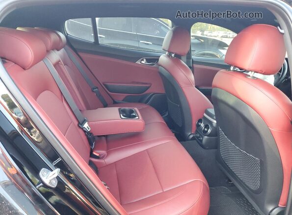 KNAE35LC5K6043715 2019 KIA STINGER Черный Вид задних сидений