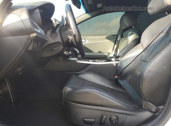 KNAE35LC5L6081480 2020 KIA STINGER White Widok wnętrza z przodu