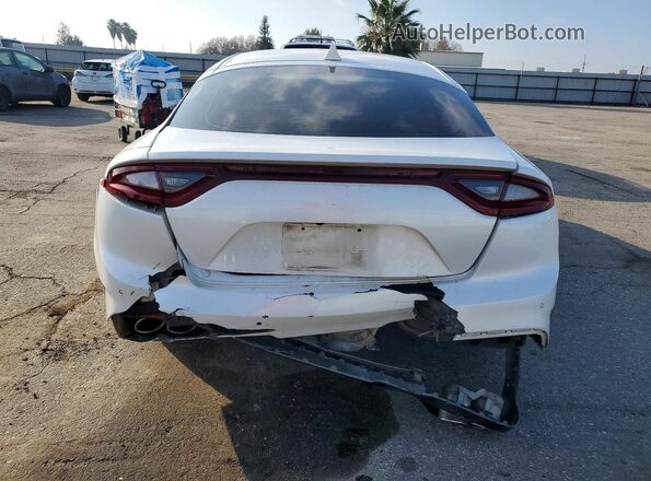 KNAE35LC5L6081480 2020 KIA STINGER White Widok z tyłu