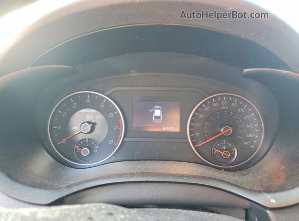 KNAE35LC5L6081480 2020 KIA STINGER White Widok zestawu wskaźników