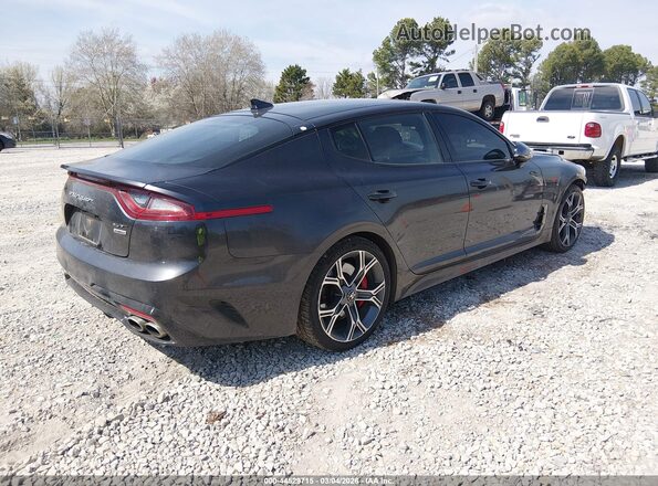 KNAE35LC8M6097397 2021 KIA STINGER Gray Задня права чверть