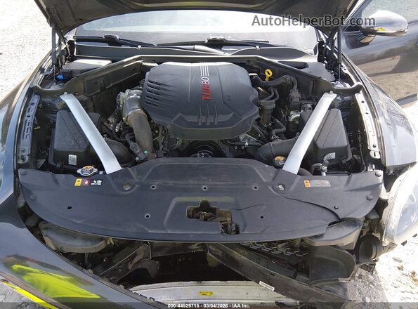 KNAE35LC8M6097397 2021 KIA STINGER Gray Вид ззаду