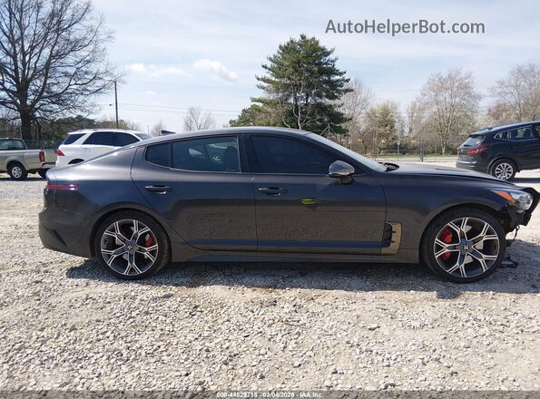 KNAE35LC8M6097397 2021 KIA STINGER Gray Вид задньої частини салону