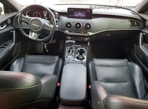 KNAE35LD0N6099252 2022 KIA STINGER Red წინა პანელის ხედი