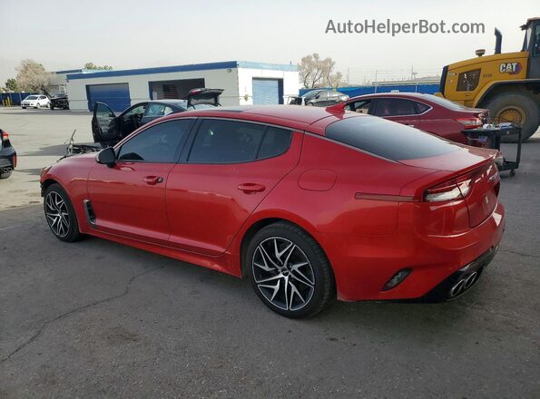 KNAE35LD0N6099252 2022 KIA STINGER Red უკანა მარცხენა