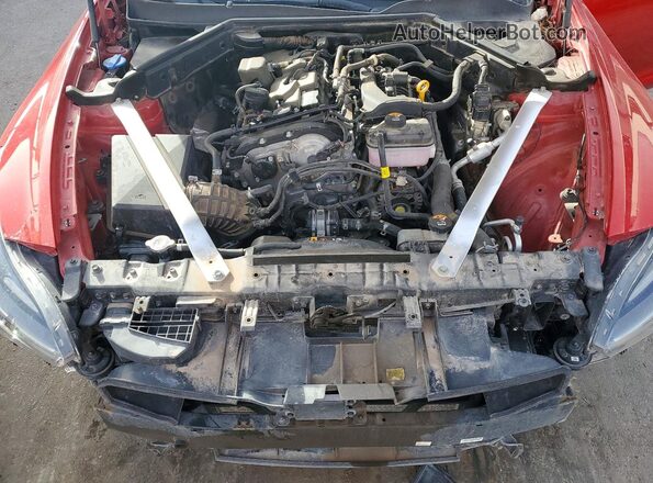 KNAE35LD0N6099252 2022 KIA STINGER Red უკანა სალონის ხედი