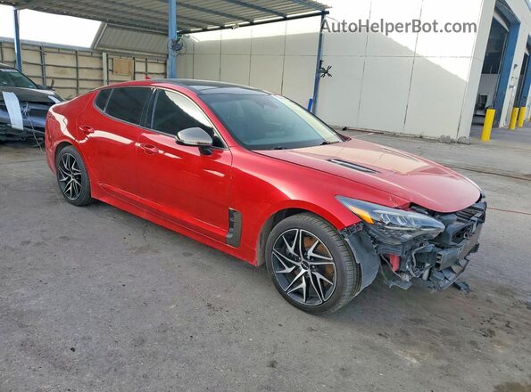 KNAE35LD0N6099252 2022 KIA STINGER Red წინა მარჯვენა