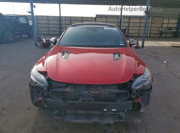 KNAE35LD0N6099252 2022 KIA STINGER Red წინა ხედი