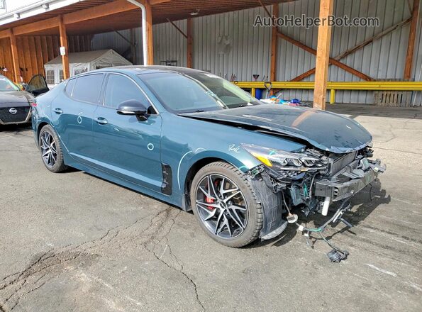 KNAE35LD3P6128701 2023 KIA STINGER Teal Передня права чверть