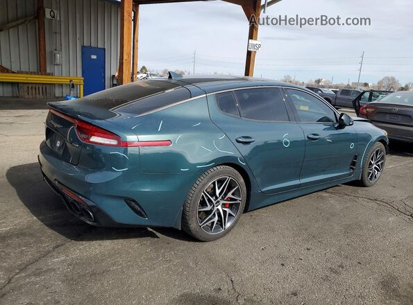 KNAE35LD3P6128701 2023 KIA STINGER Teal Задня права чверть