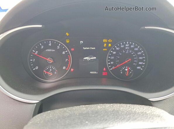 KNAE35LD3P6128701 2023 KIA STINGER Teal Вид щитка приладів