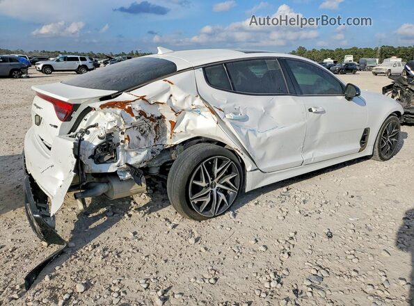 KNAE35LD7N6117830 2022 KIA STINGER White Trasero derecho