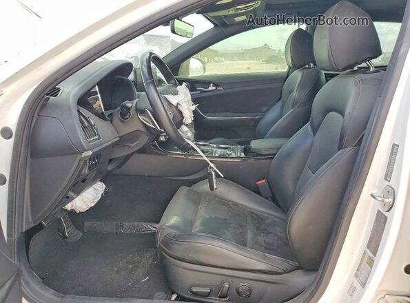 KNAE35LD7N6117830 2022 KIA STINGER White Vista interior delantera