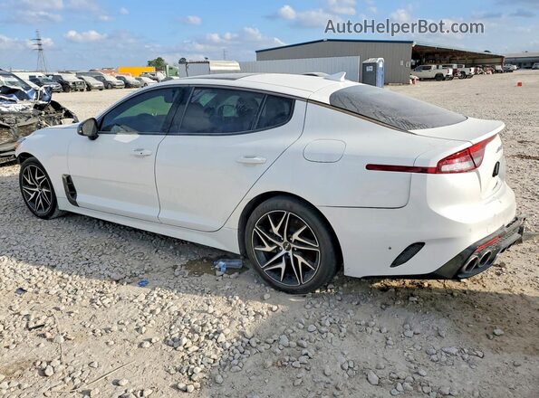 KNAE35LD7N6117830 2022 KIA STINGER White Trasero izquierdo
