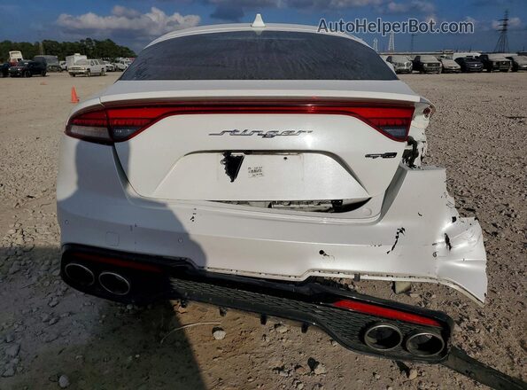 KNAE35LD7N6117830 2022 KIA STINGER White Vista trasera