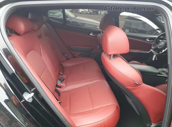 KNAE35LD8P6132517 2023 KIA STINGER Black უკანა სავარძლების ხედი