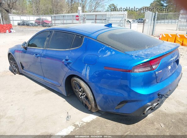 KNAE45LC0N6122274 2022 KIA STINGER Blue Դիմացի տեսք