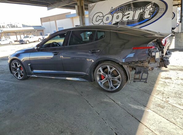 KNAE45LC3M6087910 2021 KIA STINGER Gray Tył lewy