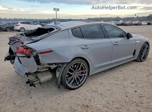 KNAE45LC5L6072632 2020 KIA STINGER Gray Հետևի աջ