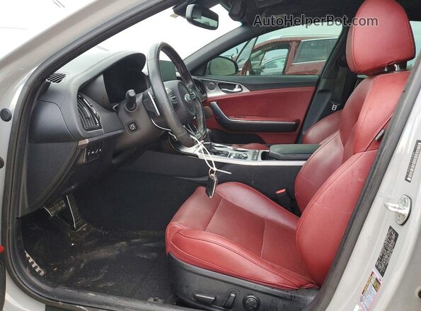 KNAE45LC5L6072632 2020 KIA STINGER Gray Սալոնի դիմացի տեսք