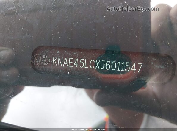 KNAE45LCXJ6011547 2018 KIA STINGER Black Вид підкапотного простору