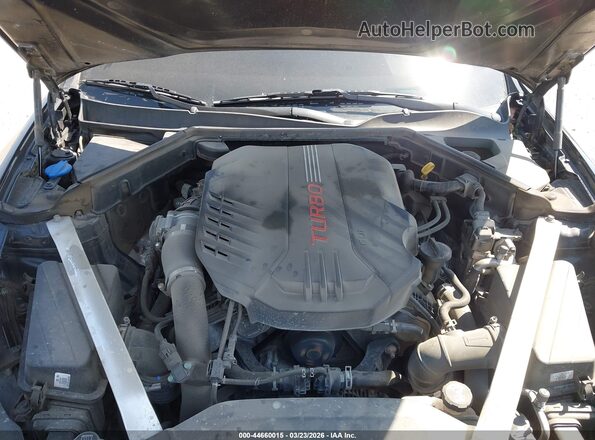 KNAE45LCXN6102159 2022 KIA STINGER Black Հետևի տեսք