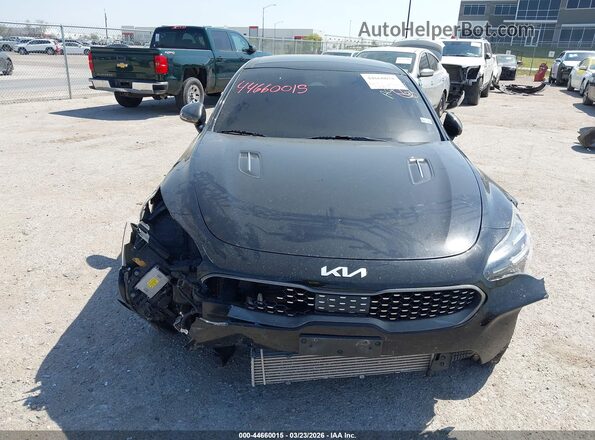 KNAE45LCXN6102159 2022 KIA STINGER Black Սարքավորումների վահանակի տեսք