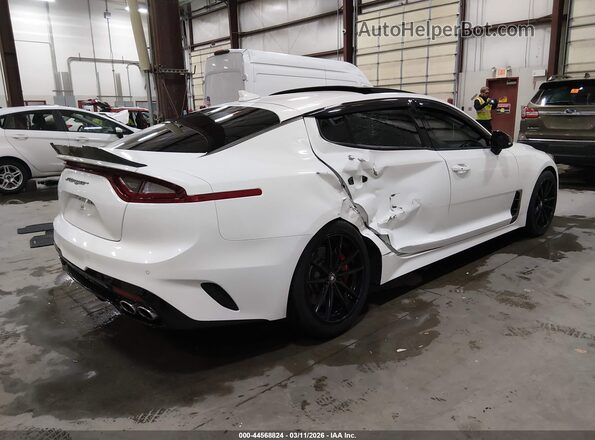 KNAE55LC4J6040488 2018 KIA STINGER White Задня права чверть