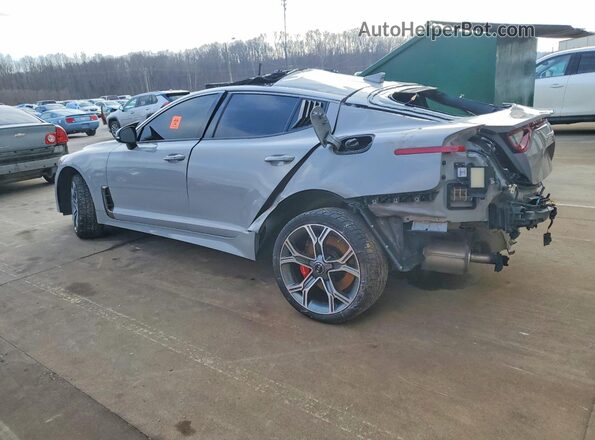 KNAE55LC4M6089646 2021 KIA STINGER Gray Հետևի ձախ