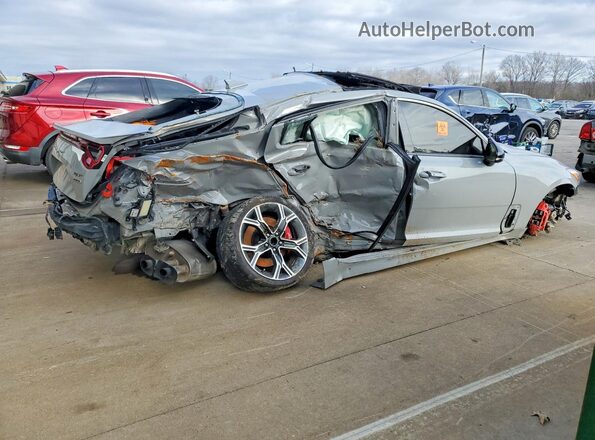 KNAE55LC4M6089646 2021 KIA STINGER Gray Հետևի աջ