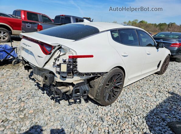 KNAE55LC6M6089213 2021 KIA STINGER White Հետևի աջ