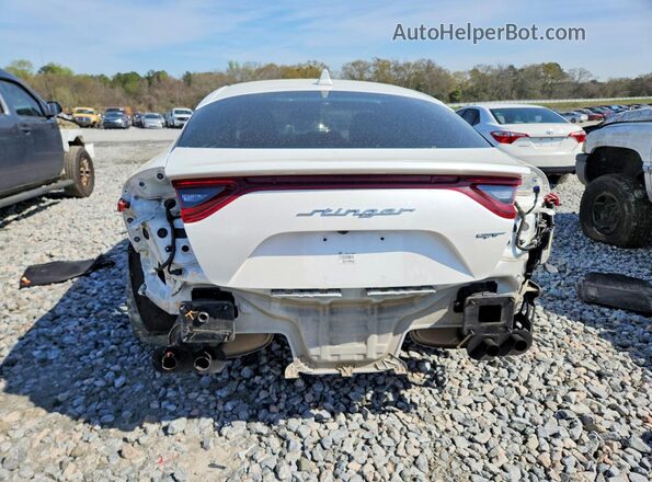 KNAE55LC6M6089213 2021 KIA STINGER White Հետևի տեսք