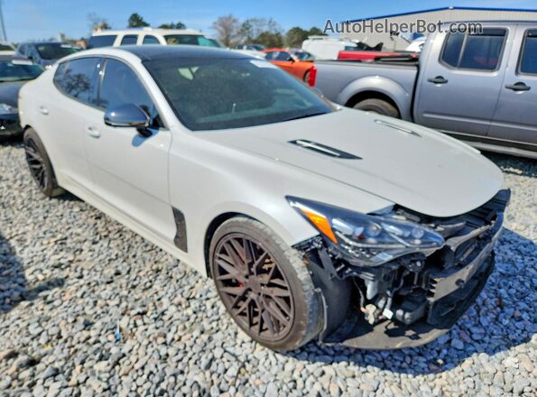 KNAE55LC6M6089213 2021 KIA STINGER White Առջևի աջ