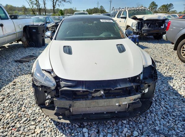 KNAE55LC6M6089213 2021 KIA STINGER White Դիմացի տեսք