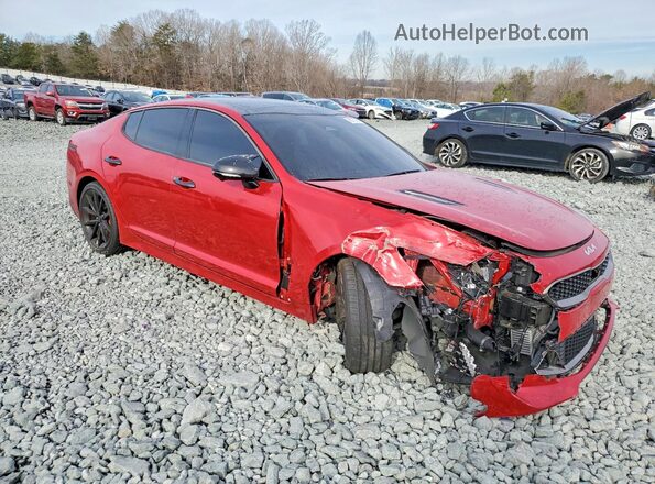 KNAE55LC8P6128369 2023 KIA STINGER Red Передня права чверть