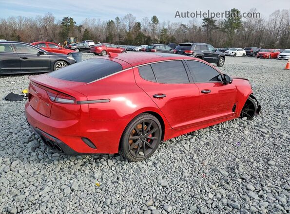 KNAE55LC8P6128369 2023 KIA STINGER Red Задня права чверть