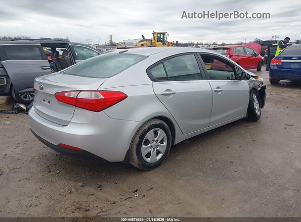 KNAFK4A6XG5445175 2016 KIA FORTE Серебряный Задняя правая четверть