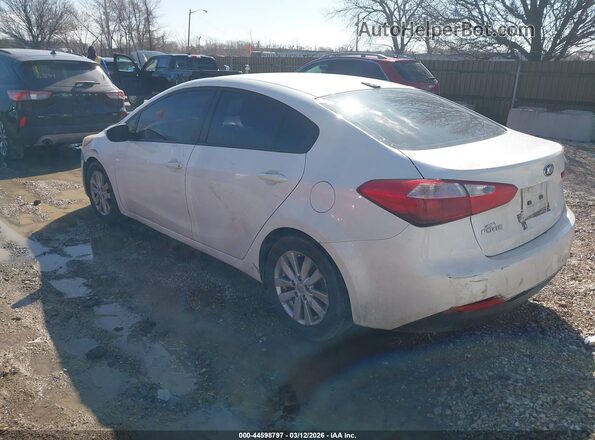 KNAFX4A68G5553585 2016 KIA FORTE White Rear left