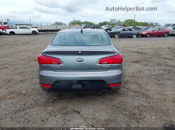 KNAFX6A80G5658151 2016 KIA FORTE KOUP Gray 