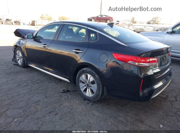 KNAGT4LE0J5020786 2018 KIA OPTIMA HYBRID Black Rear left