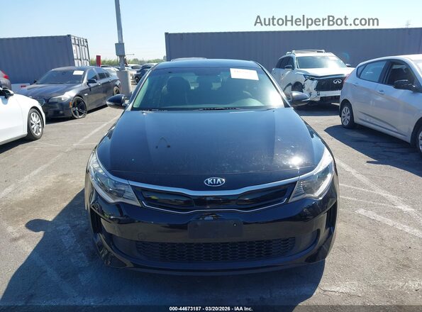KNAGT4LE8H5012607 2017 KIA OPTIMA HYBRID Black Вид спереду