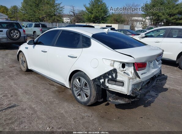 KNAGU4LE0H5012730 2017 KIA OPTIMA HYBRID White Tył lewy