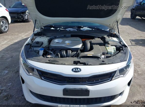KNAGU4LE0H5012730 2017 KIA OPTIMA HYBRID White Widok z tyłu